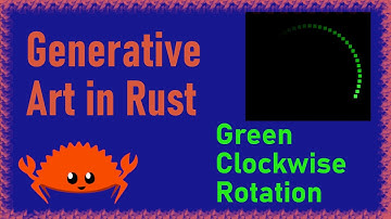 Episode 2: Green Clockwise Rotation | Generative Art in Rust | Electro Cat Studios