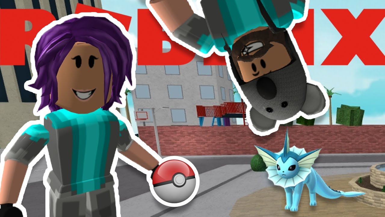 My First Roblox Game Pokemon Go Roblox W Thinknoodles Youtube - pokemon go roblox games