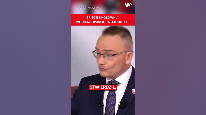 Spięcie na debacie. Woch nagle poszedł do Hołowni