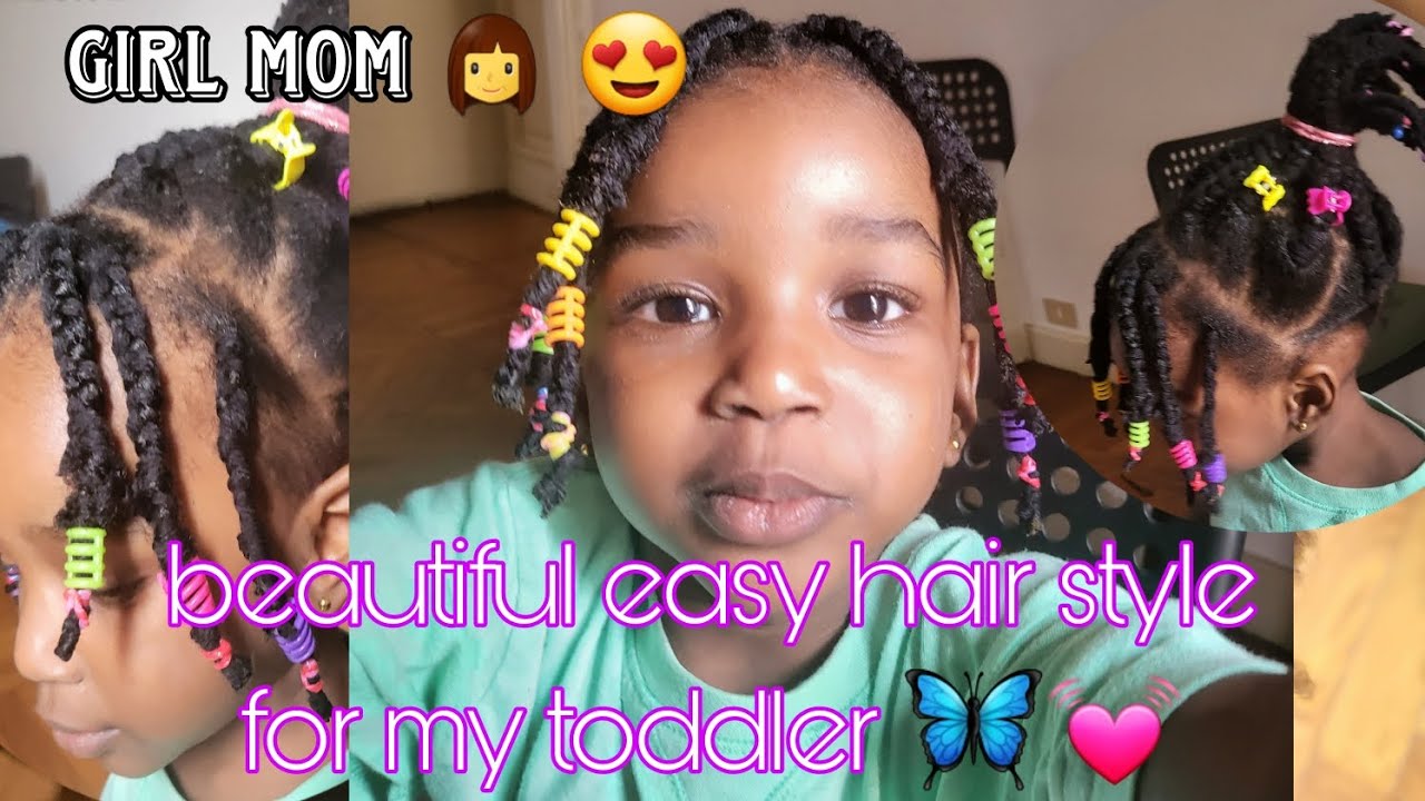 kids braidssimple & easy...girl mom 💗grwm as i make my little baby's