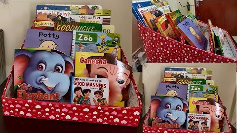 DIY Book Shelf | Book Shelf with Cardboard Box | DIY Bookshelf from Cardboard