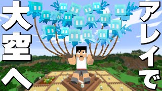 夢叶う？！大量のアレイで空を飛べるか大実験！PART212【マイクラ】