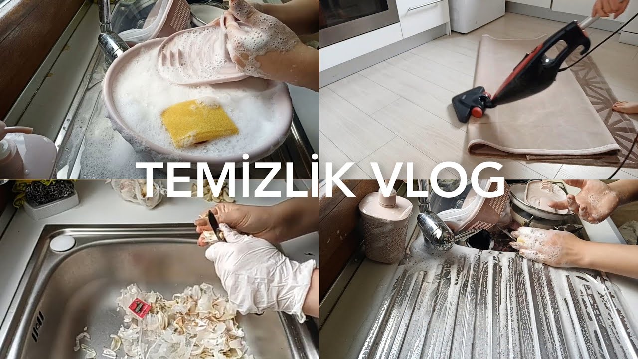 TEMİZLİK VLOG | BULAŞIK YIKAMA | SARIMSAK KREMİ | SARIMSAK CONFİT NASIL