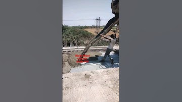 Transit mixer truck unloading||Ready Mixed concrete