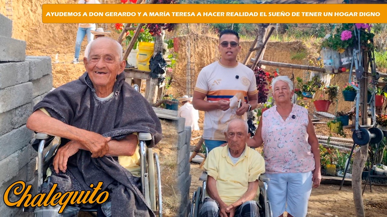 ¡Ayuda para Don Gerardo! A sus 95 años necesita terminar su casa