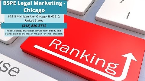 Content Quality and Author Entities: Changes in Ranking for Small Business by Viktoria Altman