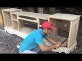 Amazing Woodworking Skills You Have Never Seen - How To Build a TV Cabinets Asian Style