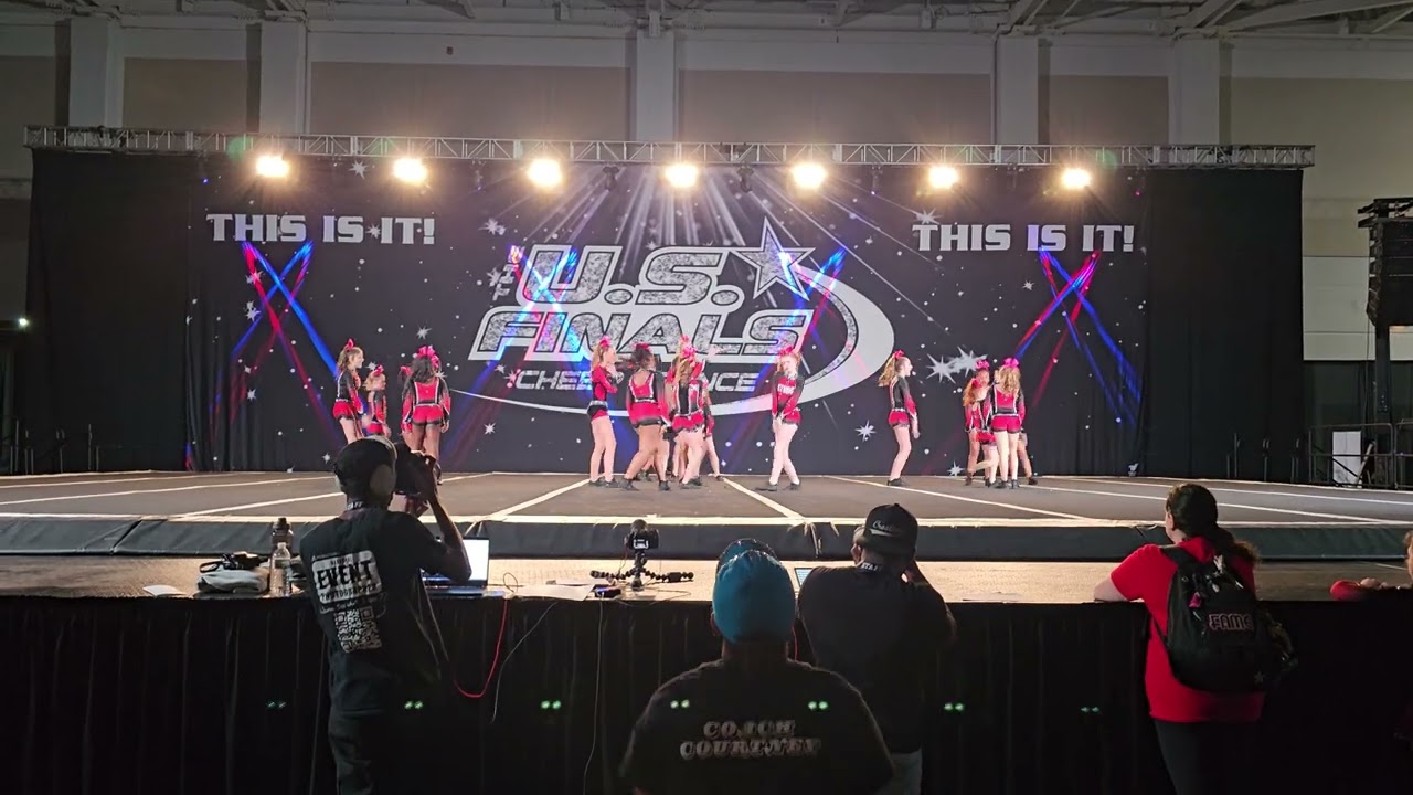 1st place!!! The U.S. Finals Cheer & Dance May 6th performance FAME Youth Blaque