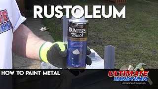 To get the best possible finish when painting metal it is important to prepare the metal before painting it, you should also chose a 