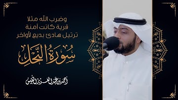 وضرب الله مثلا قرية كانت آمنة | ترتيل هادئ بديع لأواخر سورة النحل #رمضان ١٤٤٣