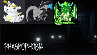 【Phasmophobia】　初心者さんをつれて週刊チャレンジ　「かくれんぼ・追う者」　DROIDOさん🐉🦇　緑竜リエルさん🍈🐉🦇　（難易度・やさしい）