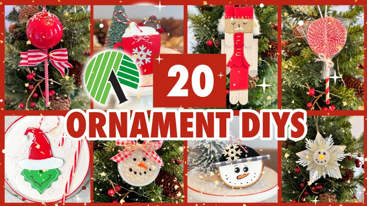 25 Easy DIY Christmas Ornaments for Kids - Play Party Plan