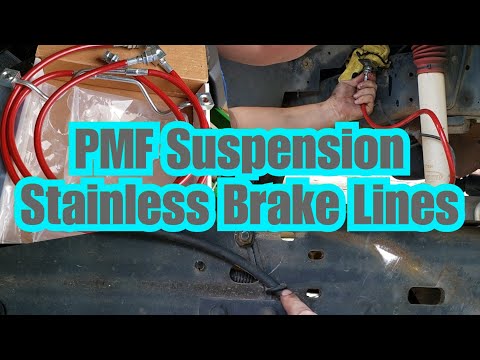 PMF Suspension Extended Stainless Brake Line Install and Review | F250