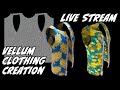 Live Stream on Vellum Clothing Creation Part 1 Vest