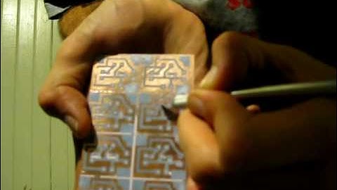 Take a Picture: DIY electronics. Printing and Etching PCBs