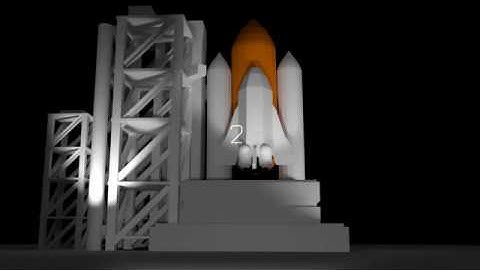 Low Poly Space Animation