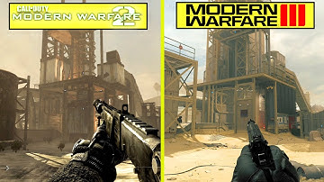 Call of Duty Modern Warfare III 2023 vs 2009 Modern Warfare 2 Rust Map Comparison | PS5 vs Xbox 360