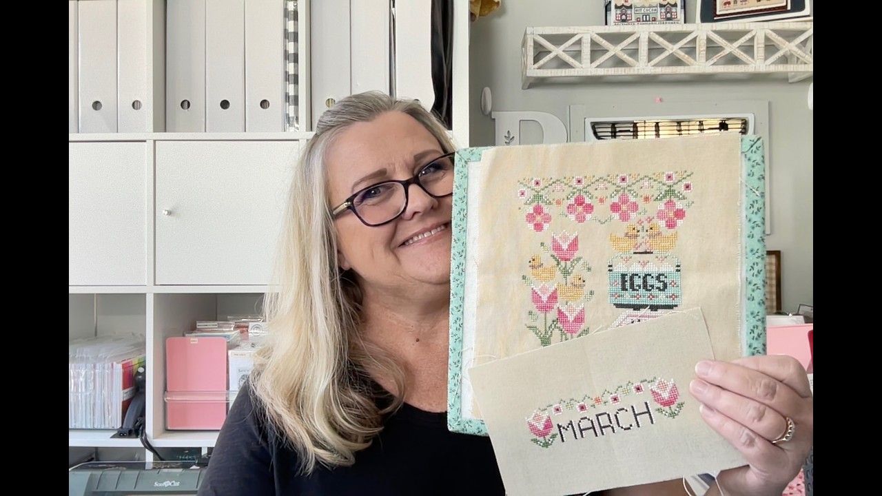 Завершение, САМОЕ маленькое начало и весенняя вышивка | Flosstube #159