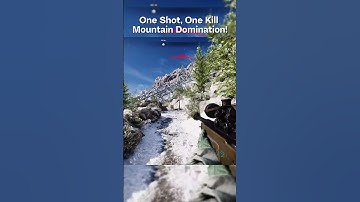 One Shot, One Kill Mountain Domination!🔥💀 #gaming #callofduty #shorts #ytshorts