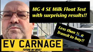 EV Carnage MG 4 SE Milk Float Full Test