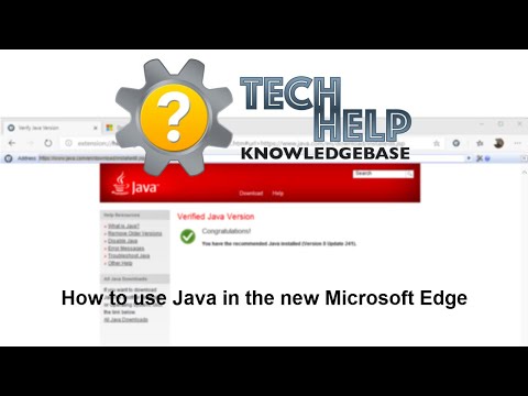 Vídeo: Edge té Java?