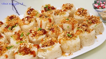 XÔI CUỐN - Cách nấu XÔI CẤP TỐC bằng Nồi Cơm Điện thơm ngon dẻo mềm by Vanh Khuyen