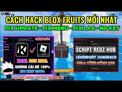 Cách Hack Blox Fruits VNG QT: Không Cần File Login, Chống Ban 100%, Không Cần Key, Sử Dụng Menu Fix