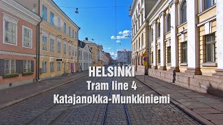Helsingin raitiolinja 4 Katajanokka-Munkkiniemi (monikameratoteutus)