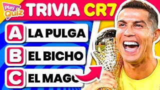¿Cuánto Sabes Sobre Cristiano Ronaldo? 🏆⚽🤔 | Play Quiz de Fútbol | Preguntas y Respuestas de Deporte