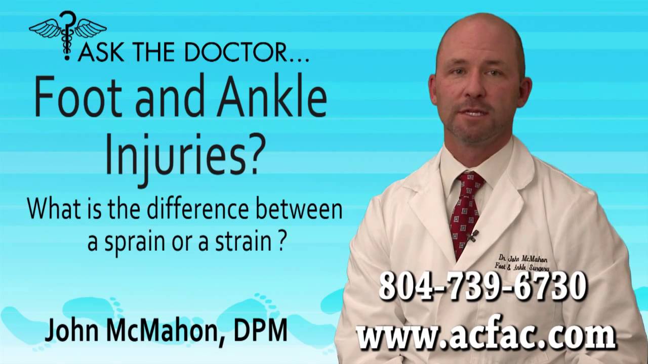 Difference Between Ankle Sprain & Strain? Midlothian, Powhatan ...