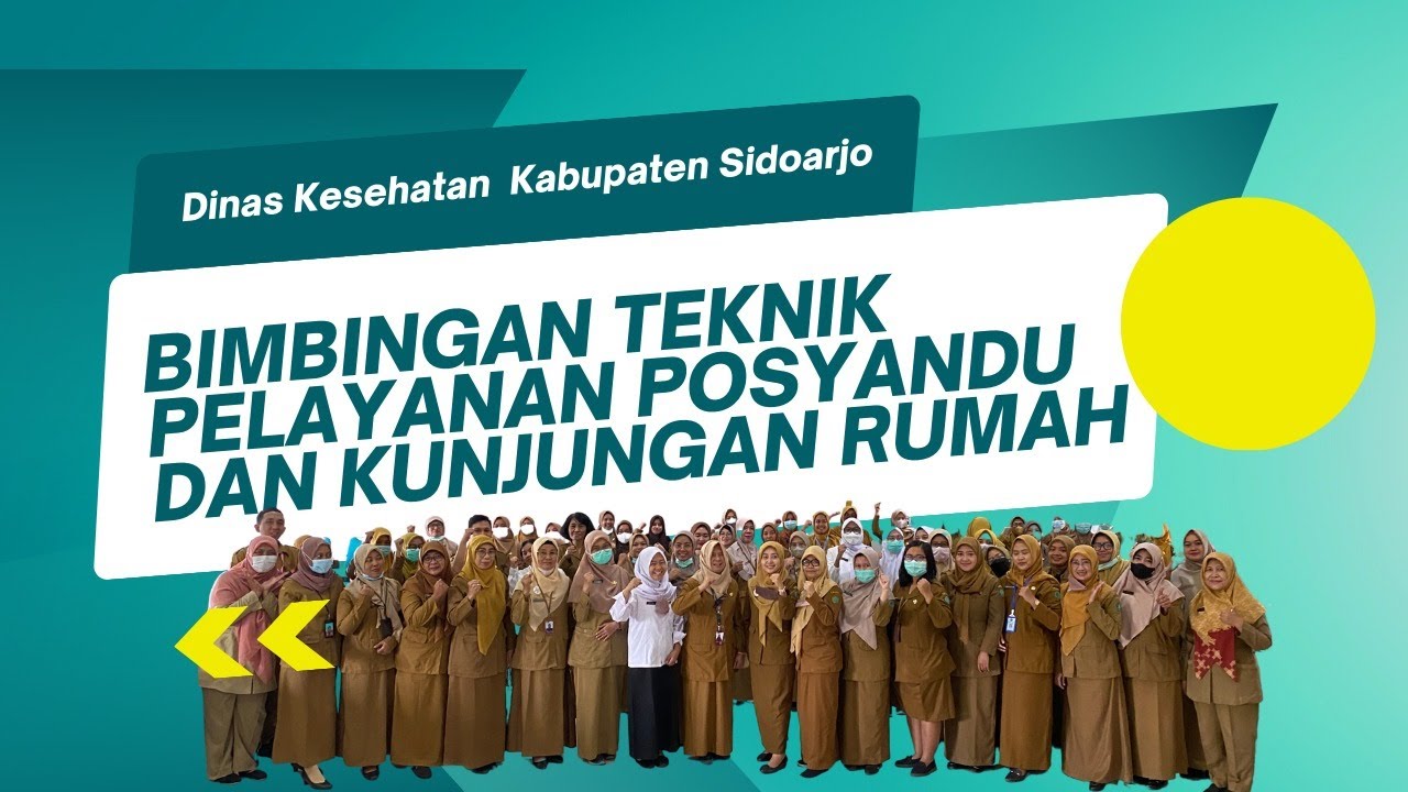 Bimbingan Teknis Pengelolaan Posyandu dan Kunjungan Rumah bagi Tenaga Kesehatan Puskesmas