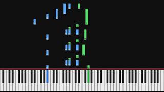Léo Delibes - Coppélia Tableau II. Entr'acte - Valse | Piano Visualization