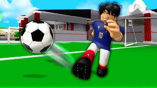 JE SUIS DEVENU JOUEUR DE FOOT PROFESSIONNEL SUR BROOKHAVEN ROBLOX