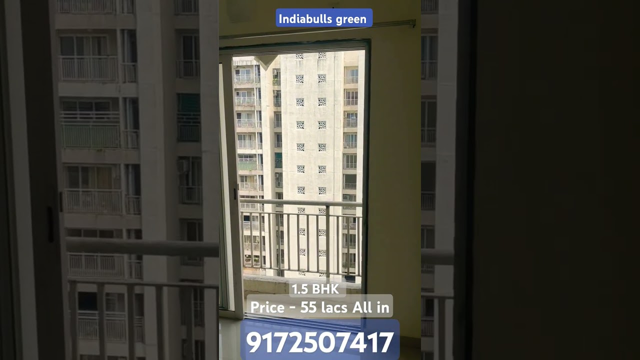 1.5 BHK Flat For Sale In Indiabulls green Panvel Call for more Details 