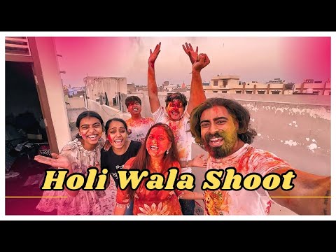 Aj Humne kia Holi Wala Shoot 😎🫟 #holishoot #teratrigunvlogs 