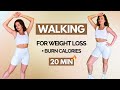 20 MIN WALKING WORKOUT – Burn Fat with 2000 Steps | Easy At Home Cardio for Weight Loss