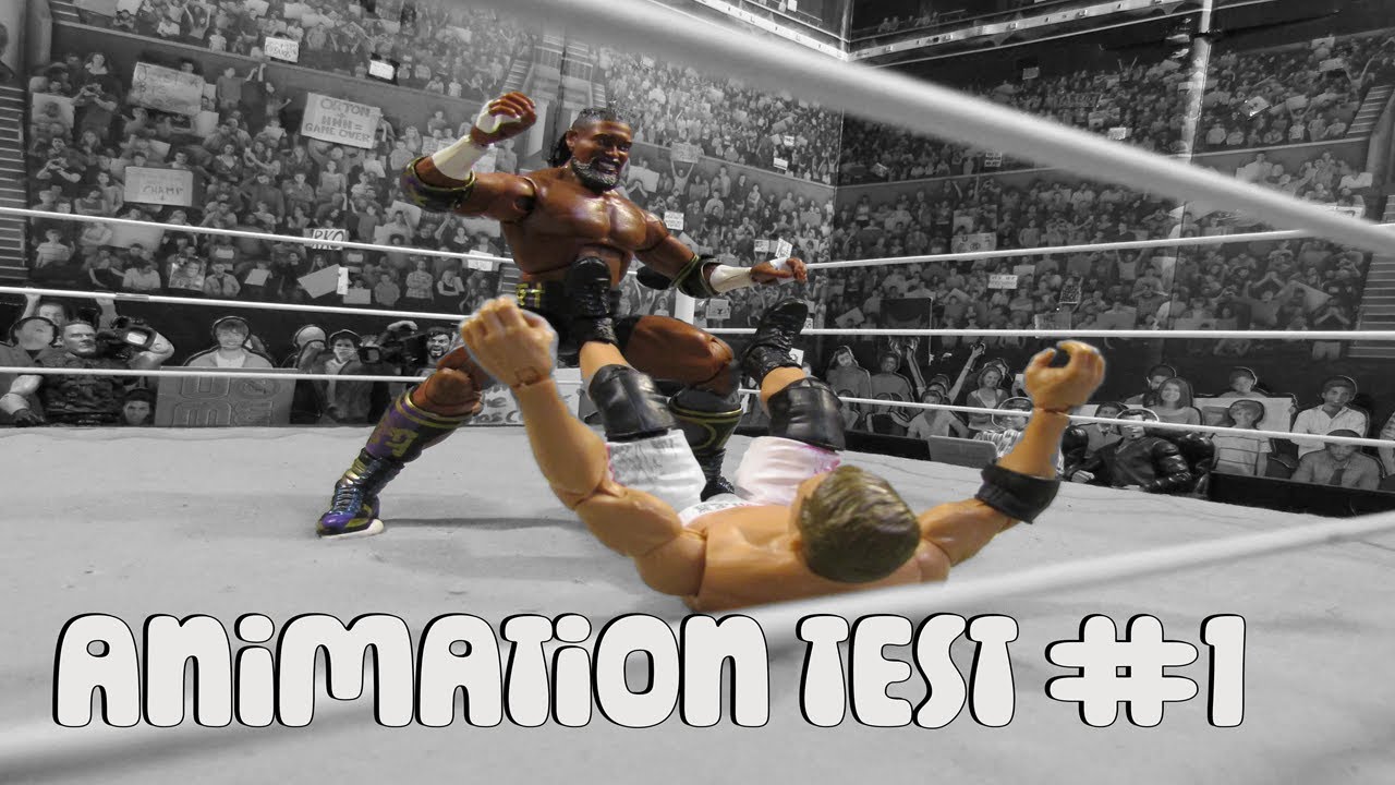 WWE Stop Motion Animation Test 1 WWE Figures