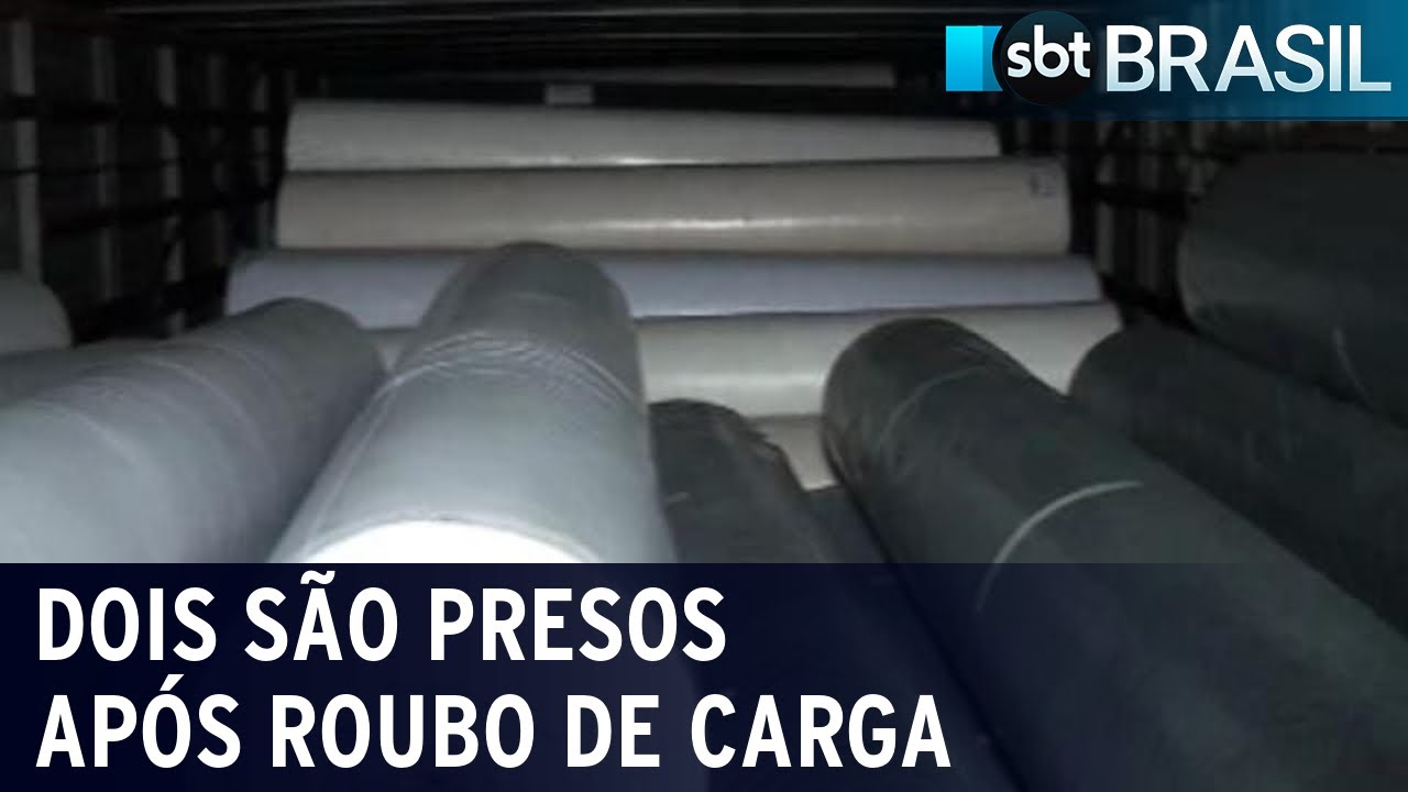 Dois são presos após roubo de carga avaliado em mais de R$ 1 milhão | SBT Brasil (08/10/22)