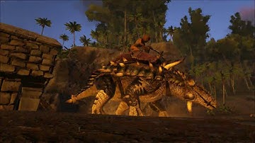 Ark Ragnarok 1! Starter Ankylo! Asylum PVP server!