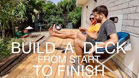 How to Build a Deck START TO FINISH