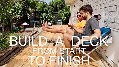 How to Build a Deck START TO FINISH