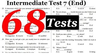 Intermediate Test 07 End