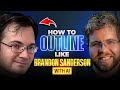 How to outline like brandon sanderson with ai