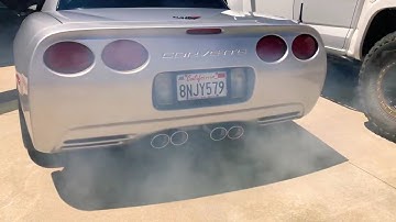 Borla S-Type II - 140427 - Exhaust on Stock 2001 C5 Z06