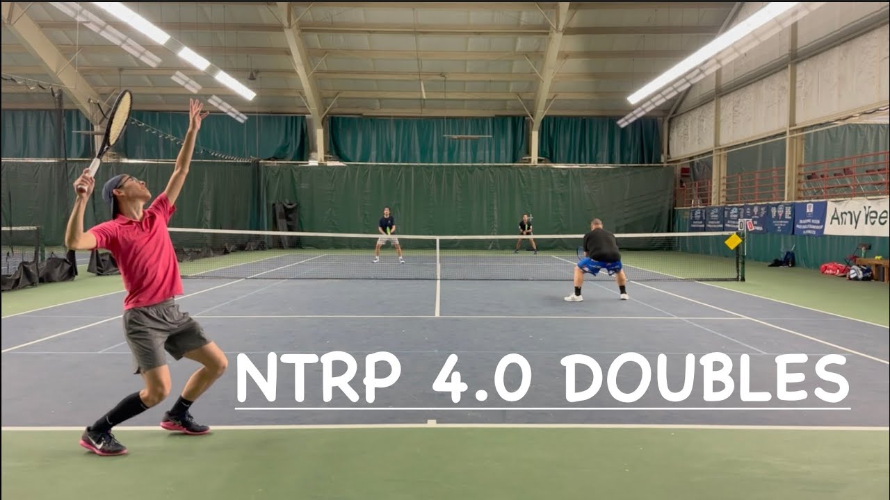 NTRP 4.0 Tennis - Doubles on court 5 edition - YouTube