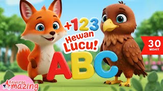 🦓 Learn Numbers 1-10 & Letters A-Z + Cute Animal Names | Educational Videos for Preschool & Kinde... screenshot 5