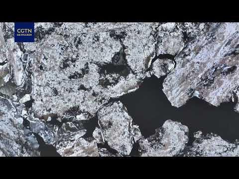 На реках северо-восточной провинции Хэйлунцзян начался ледоход
