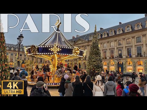 Paris France 4K 120FPS Walking Tour Paris Early Winter Walk 20 NOVEMBER 2025