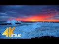 The Magic of Icelandic Coastline in 4K 60fps - Relaxing Nature Video - 10-Bit Color