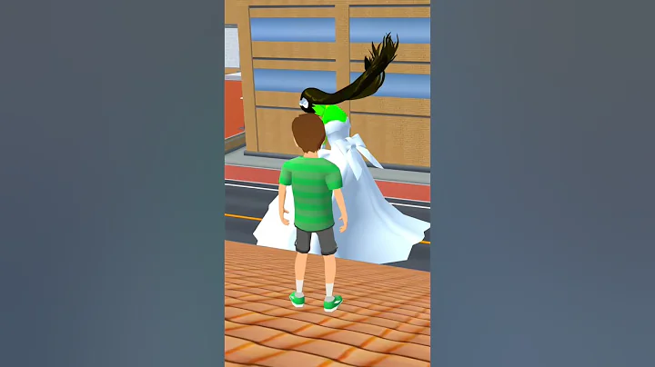 CAUTION: THE GHOST OF A BALD BRIDE IS PASSING BY 😱❎ #sakuraschoolsimulator #shorts #labicytv #sakura